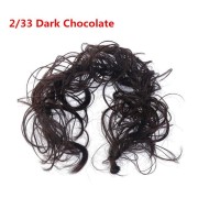 Sotkuinen kihara hiukset Knold # 2/33 - Suklaa ruskea
