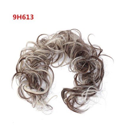 Sotkuinen kihara hiukset Knold # 9H613 - Ruskea / vaalea sekoitus
