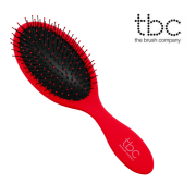 TBC  Märälle ja kuivalle hiukselle sopiva Hiusharja - Punainen