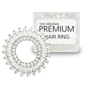 Premium Spiral -hiuslenkit 3kpl, Clear