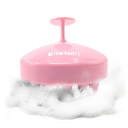 Shampoo hiusharja - hieronta ja päänahan stimulointi - vaaleanpunainen väri