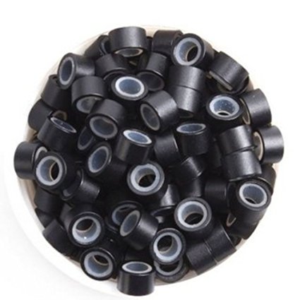 Micro Ring -renkaat, musta, 500kpl