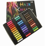Hair Chalk® Hiusväri Paketti : Sisältää 36 erilaista hiusväri kynää