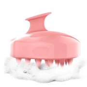 Shampoo hiusharja - hieronta ja päänahan stimulointi - vaaleanpunainen väri
