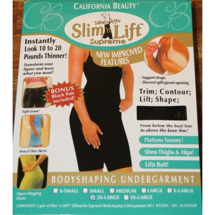 Slim & Lift Comfort Body Shaper - Musta