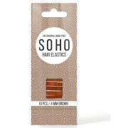 SOHO® Snag-Free Hiuslenkit, Ruskea - 10 kpl