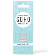 SOHO® Snag-Free Hiuslenkit, Clear - 10 kpl