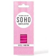 SOHO® Snag-Free Hiuslenkit, Pinkki - 10 kpl
