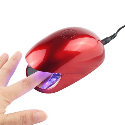 UV-Kynsiuuni, jossa USB-virtalähde ja Led-lamppu  - Mini