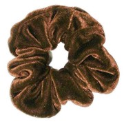 Scrunchie -hiusjousto - keskimmäinen ruskea