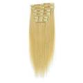 Synteettiset Fiber Hair -pidennykset 60cm, luonnonvaalea/blond